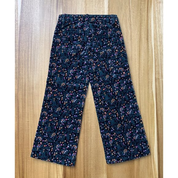 Art Class Girls Wide Leg Corduroy Pants Floral Pattern Multicolor Size 5 - Picture 4 of 11